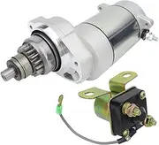 Starter & Bendix & Relay Compatible with Polaris 1985-2003 Xplorer Trail Compatible with Blazer Trail Boss Scrambler Big Boss Sportsman Sport Xpress 400 350