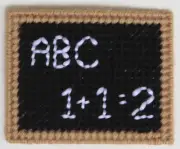 Blackboard Magnet-Plastic Canvas Pattern/Kit