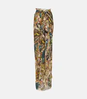 [Jean Paul Gaultier] Jean Paul Gaultier Papillon printed beach cover-up One Size multicoloured