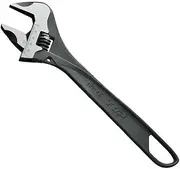 Top Industry Top (TOP) Hyper Monkey ZERO Wide Monkey Wrench, Opening 0-43 mm, Open Mouth 0-43 mm, Worm Without Rattle, Monkey Wrench HM-43, Made in Japan