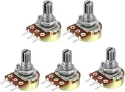 XYWHPGV WH148 10K Ohm Variable Resistors Single Turn Rotary Carbon Film Taper Potentiometer 5pcs(d5b7c 605e1 3d948 0e6d7 6b577 3b202