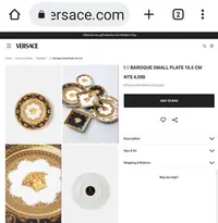 在飛比找Yahoo!奇摩拍賣優惠-【EZ兔購】~正品　VERSACE 凡賽斯   LOGO 女