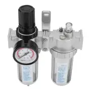 1pc Air Compressor Moisture Trap Oil Water Filter Pressure Regulator Lubricator