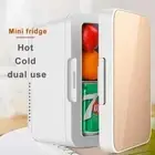 Fridge Portable Mini Plug in Plastic Multicolor Modern Ac Free Stand 8 L