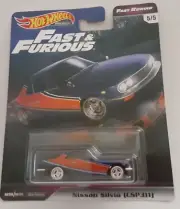 2021 Hot Wheels Premium Nissan Silvia Real Riders Fast & Furious 5/5 Car Culture