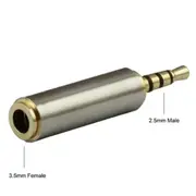 2.5mm Male to 3.5mm Female Audio Adapter
