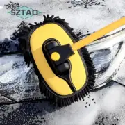 New Car Cleaning Brush Car Wash Brush Telescoping Long Handle Cleaning Mop Chen