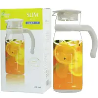 在飛比找ETMall東森購物網優惠-買1送1【SYG 台玻】台灣玻璃 耐熱玻璃涼水瓶1215ml