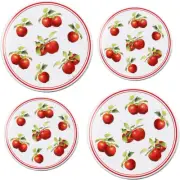 Reston Lloyd Harvest Apple Electric Stovetop Cover, 2-10" & 2-8", Red White