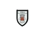Patch printed embroidery travel souvenir shield city flag portugal viseu