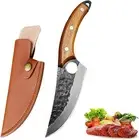 Butcher Knife Serbian Forged Cleaver Stainless Steel Sharp Kitchen Chef's Knife