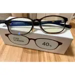 轉賣專櫃GINS 日本無度數抗藍光眼鏡