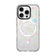 iPhone 16 Pro Clear Case MagSafe Compatible Transparent Flowers
