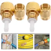 2Pcs Expandable Garden Hose Repair Kit Replacement Ends Connector Faucet Quick