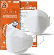 AIRAID-KF94 [Individually Wrapped] - Made in Korea, 4-Layer Filter, 3D Face Protective Mask, Adult and Older Teens