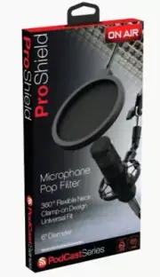 On Air ProShield Microphone Pop Filter 360, PodCast Series!