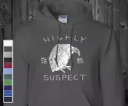 Highly Suspect Hoodie Sweatshirt Alternativ Grunge Hard ock Band S-5XL Pullover