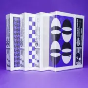 Purple Anyone Showroom Pack Houndstooth, Dot, Checkerboard, 6006 - 4 Pack