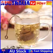 Teapot Shape Tea Strainer Infuser Silicone Leaf Filter Diffuser (Coffee) AU