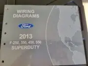 New 2013 Ford F-250 F-350 Pickup Wiring Diagram Factory Manual Shop Book Paper