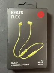 Beats by Dr Dre Flex Bluetooth Wireless Earphone [ Yellow ] NEW