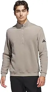 [adidas] Men's Ultimate365 Terry Cloth Quarter-Zip Pullover