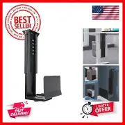 Heavy Duty Computer Wall Mount, also great for PC Mount Under Desk - Height A...