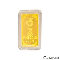 在飛比找PChome24h購物優惠-Jove Gold 守護平安黃金條塊 - 貳台錢