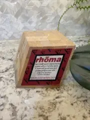 Vintage Rhoma Slanted Cube Puzzle Toy Wood Sculpture Design Science Toys New