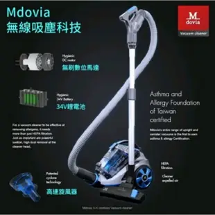 無線 Mdovia Gladiatus  充電 吸塵器  強力 鋰電池  寵物 掉毛 塵蟎 灰塵 過敏  掃地機器人