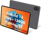 CWOWDEFU 10 Inch Android Tablet 14 Tablets, 8GB+128GB, Expand 1TB Octa-Core Tablet Support Widevine L1 WiFi 66000mAh Dual Camera 8MP + 5MP Reading/Gaming Tablet