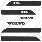 Fits Volvo DD118HF Decal Kit Asphalt Compactor Roller - 7 YEAR 3M OUTDOOR VINYL!