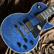 Epiphone Fast Shipping! Les Paul Custom Quilt Viper Blue Shimamura Exclusive