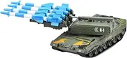 1:40 Alloy Military Series Air Defense Missile Tank Model Simulation Fighter Tank Military Science Exhibition Model