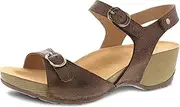 [Dansko] Tricia Wedge Sandal for Women – Cushioned, Contoured Footbed for All-Day Comfort and Support – Lightweight Rubber Outsole