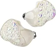 Linsoul THIEAUDIO Hype 4 2DD+4BA in Ear Monitor, HiFi IEM Earphones with Tonal Balance, Latest Sonion Driver, Detachable 2 Pin Silver-Plated OCC IEM Cable for Audiophile Musician (White, Without Mic)