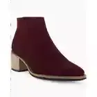 ECCO Shape 35 Ankle Boot Andorra Suede Size 39 / US 9 NEW Red Burgundy