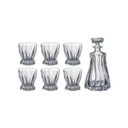 Modern Crystal Hand-Crafted Decorative Whiskey Set - Whiskey Set 1+6 Plantica