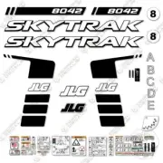 Fits JLG 8042 Decal Kit Telehandler - 7 YEAR OUTDOOR 3M VINYL! (2016+)