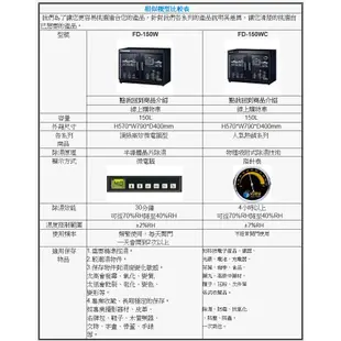 💵特價~MIT台灣製造/防潮家150公升/FD-150W防潮家電子防潮箱/收納箱/保險箱/名牌包包收納/防潮櫃