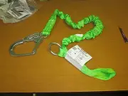 Safety Lanyard Miller 233MORS/6FTGN Fall Arrest Positioning Restraint Green 6 ft