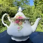 Royal Albert Old Country Roses Bone China Large Teapot - Never Used!