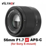 Viltrox 56mm F1.7 APS-C Auto Focus Prime Lens for Sony E-mount Mirrorless Camera