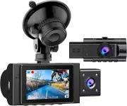 Dual Dash Cam Front and inside FHD 1080P Dash Camera for Cars Dashcams for Cars