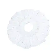 Kitchee Microfibre Mop Head Replacement for Kitchee Spin Mop - White Round