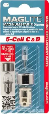Mag Instrument 5D Mag Star Bulb for MAGLite 5-Cell C&D Flashlight : LMXA501