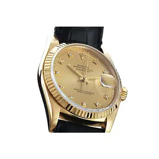 Rolex 勞力士16018蠔式恒動日誌18K金男用腕錶