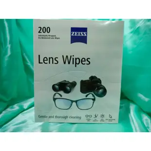 【滿願嚴選】200張 蔡司鏡面拭鏡紙 Zeiss Lens Wipes 200 Sheets 蔡司 鏡面 擦拭紙 拭鏡紙