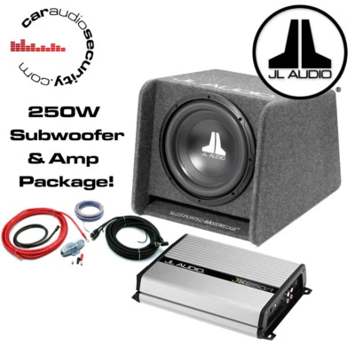 JL Audio CP112 12" Enclosed BassWedge Ported + JL JX250/1 Amplifier + Wiring Kit