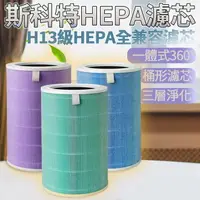 在飛比找樂天市場購物網優惠-斯科特 副廠HEPA 濾芯 濾心 濾網 抗菌版 米家淨化器4